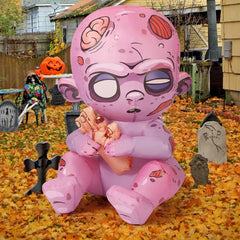 COMIN inflable zombie detalle de tela impermeable para uso exterior duradero