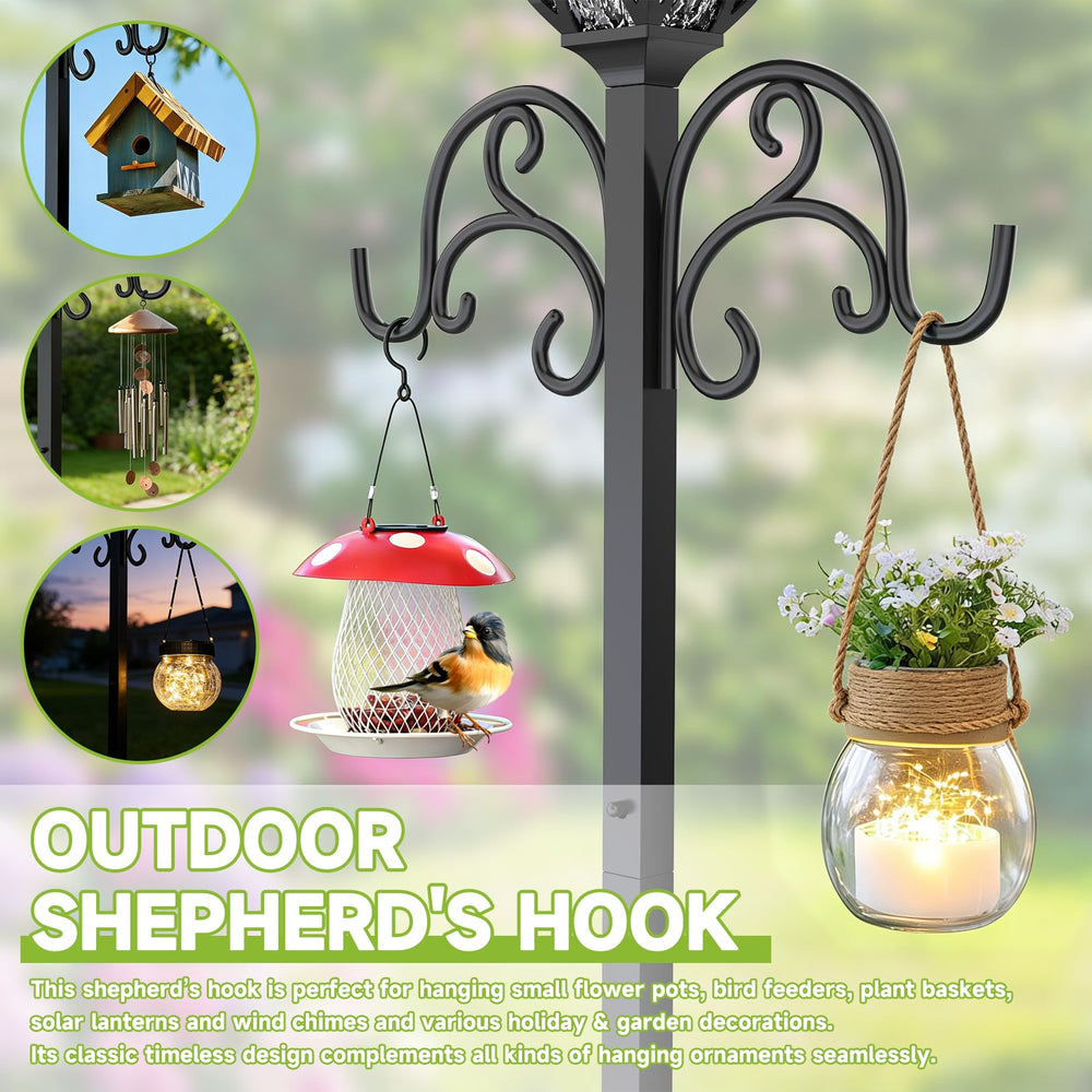 COZEER ganchos shepherd con maceta, añade espacio para plantas y decoración
