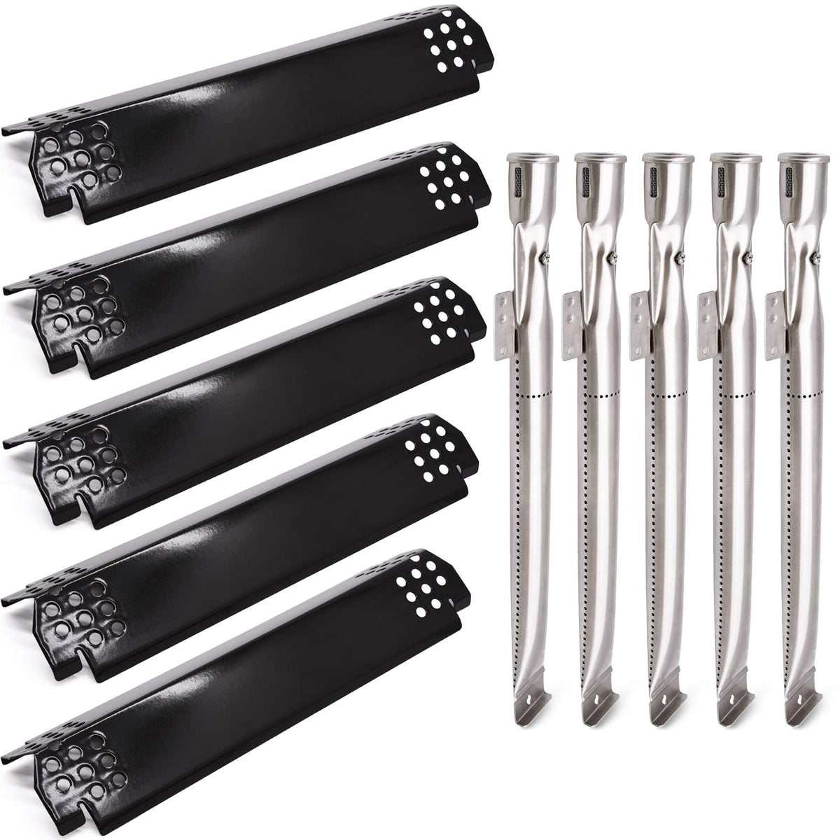 Criditpid frontal del kit de repuesto mostrando 5 placas y 5 tubos para reparación