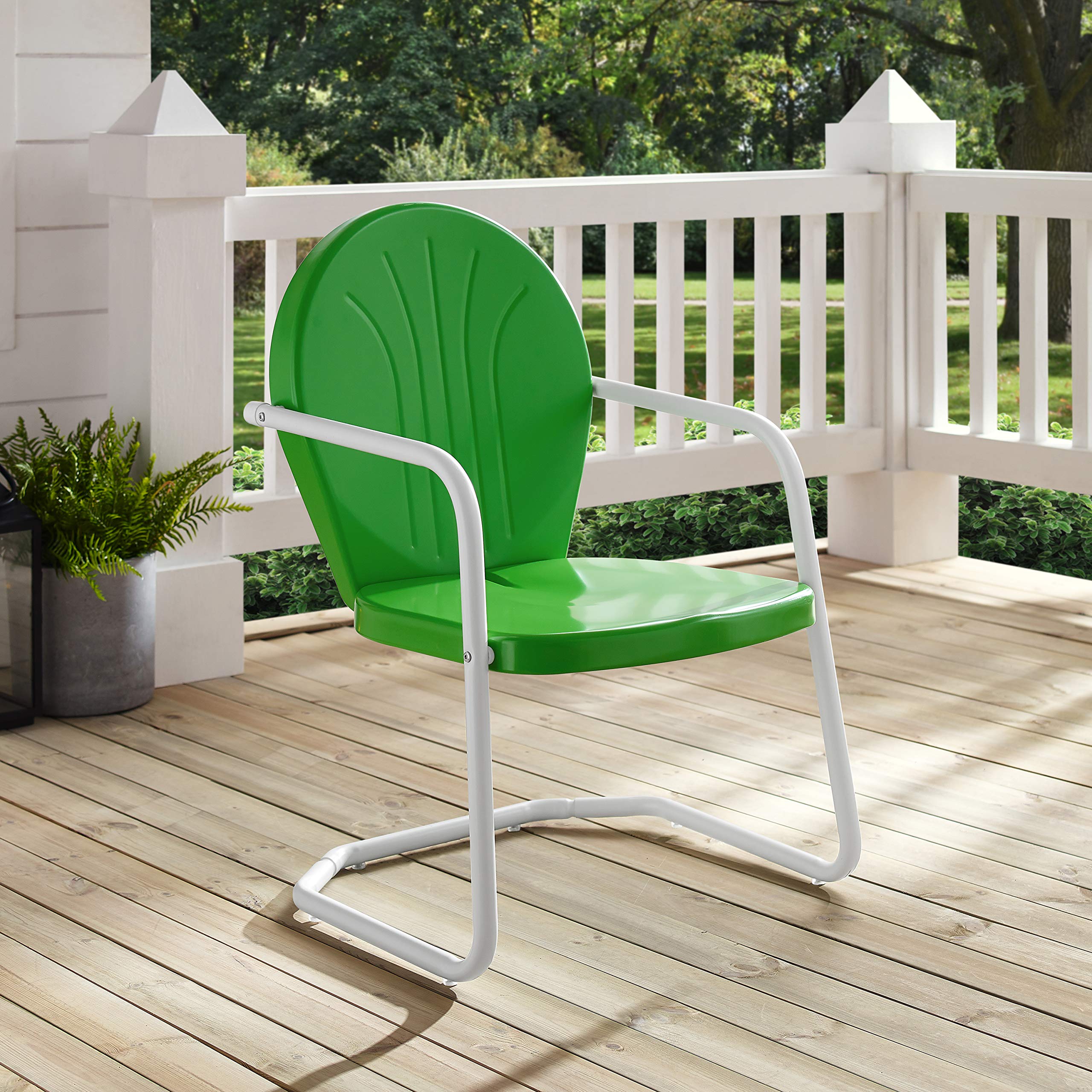 Crosley acabado brillante kelly green que realza cualquier espacio