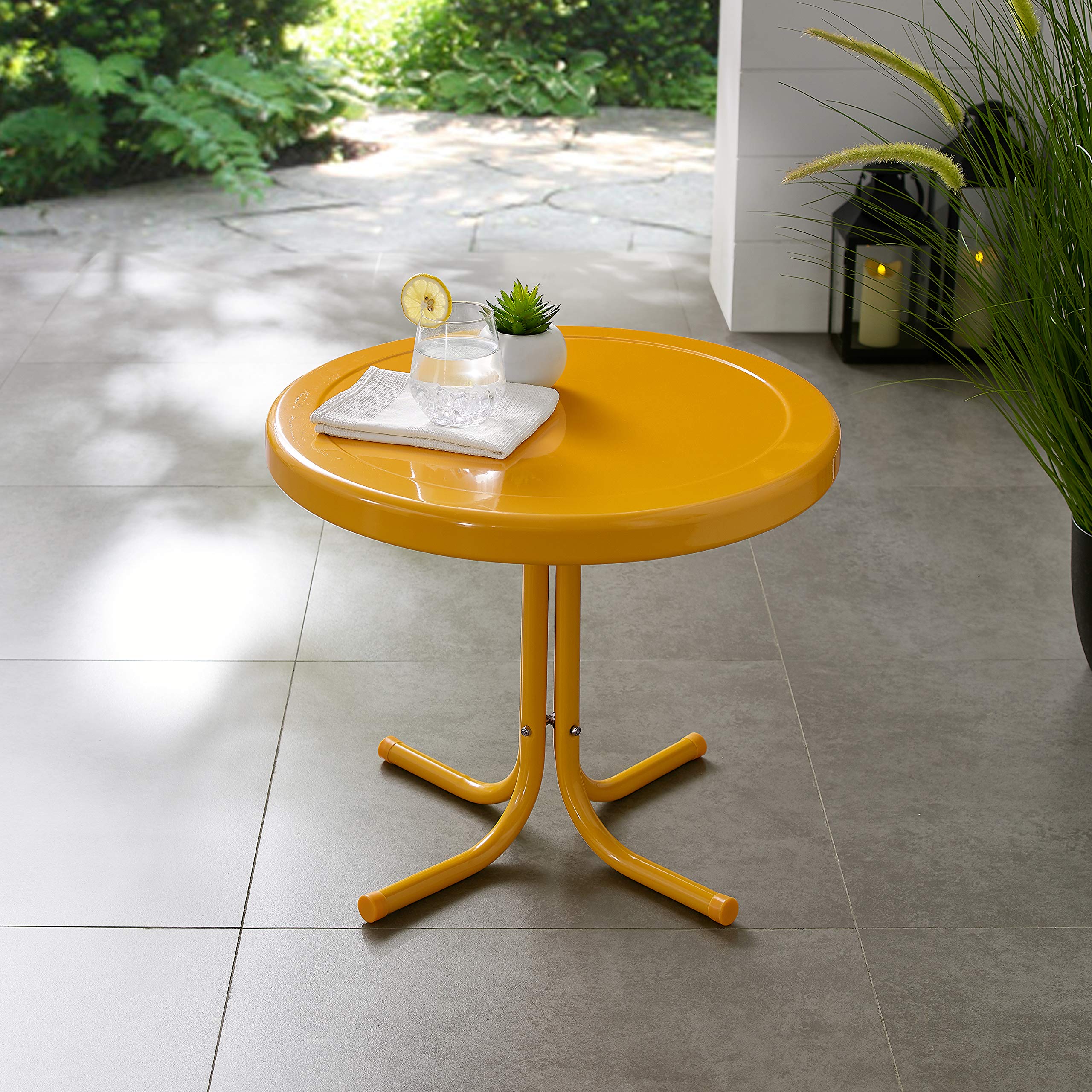 Crosley Griffith base pedestal mostrando apoyo estable y estética