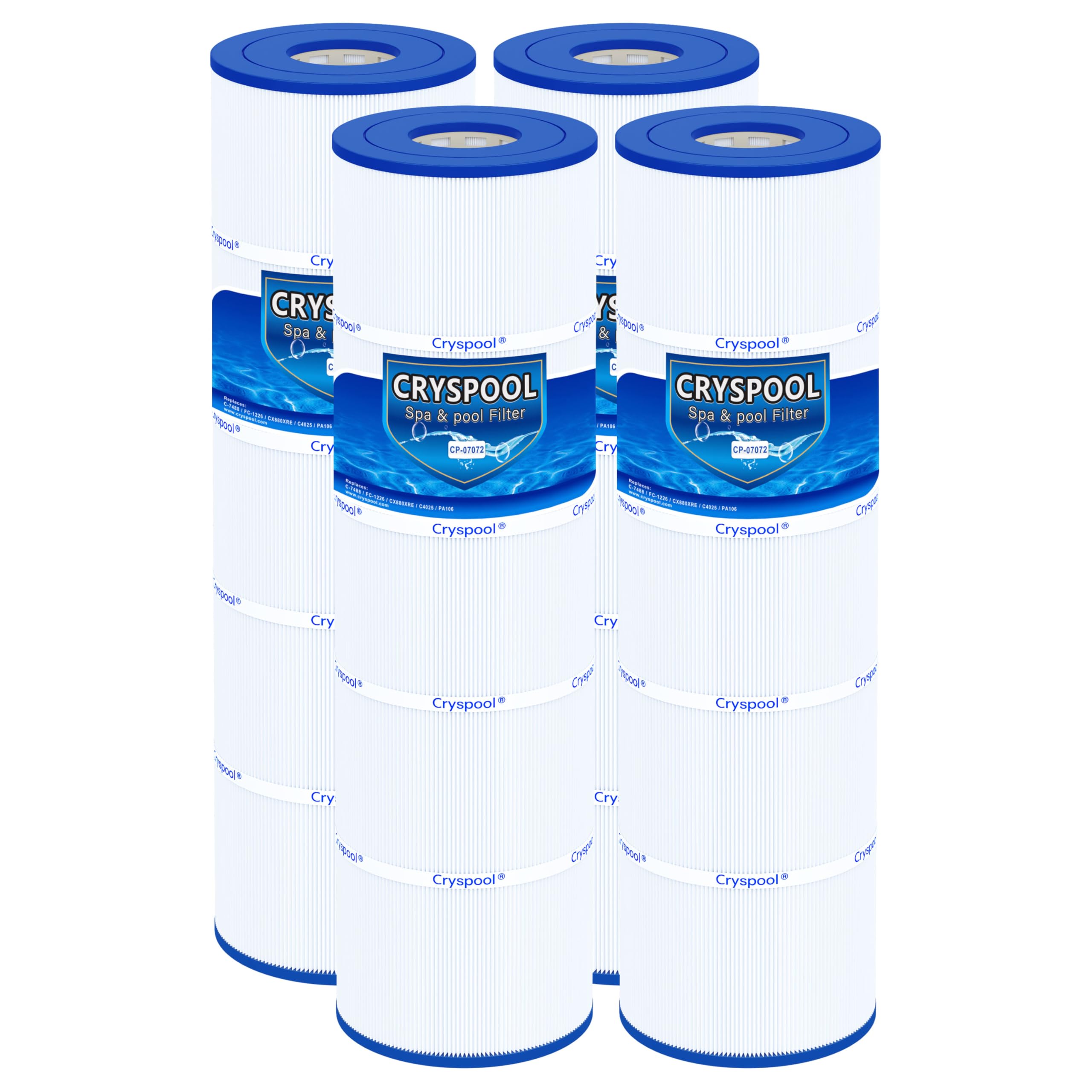Cryspool cartucho frontal mostrando forma y tamaño compatible