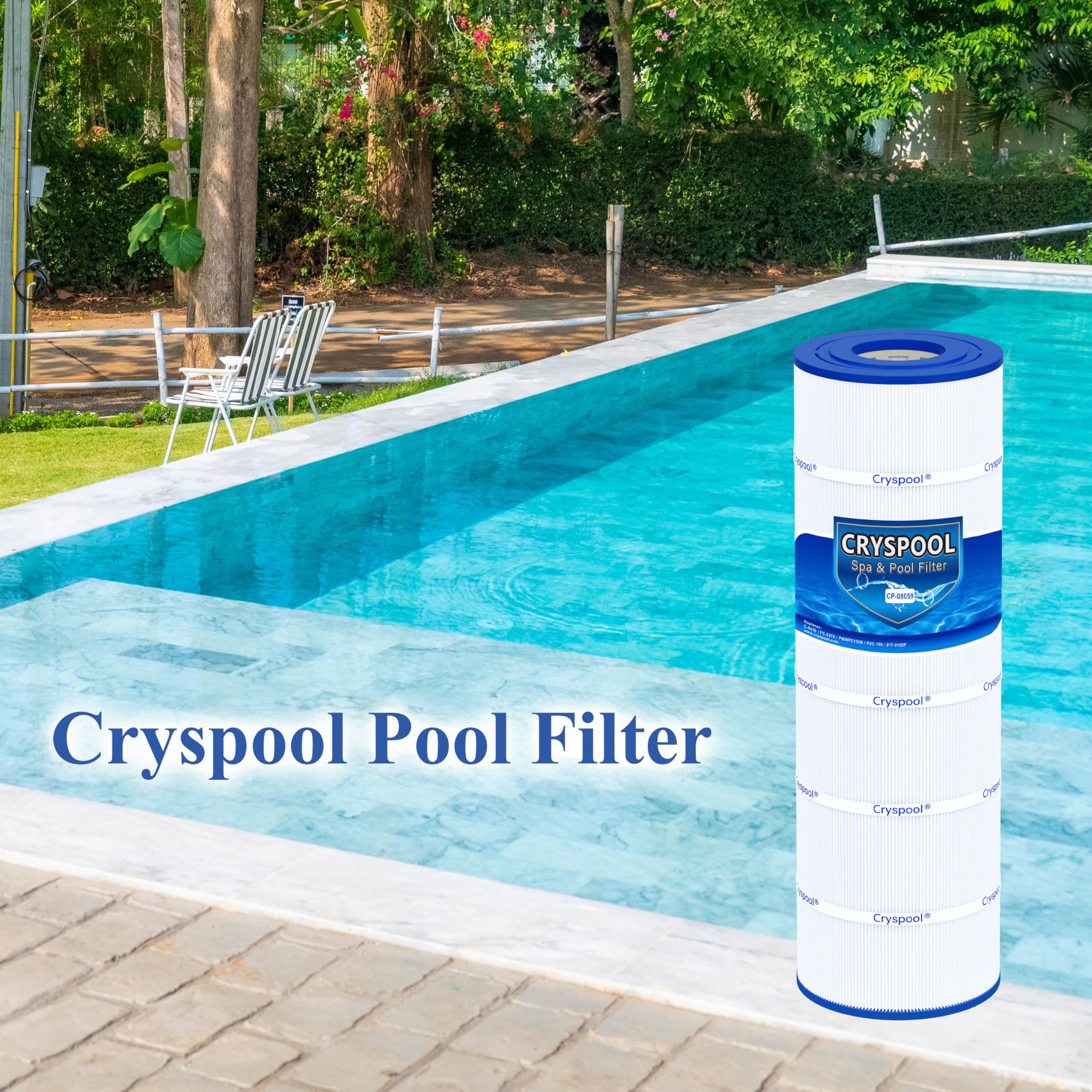 Cryspool empaque y etiqueta con especificaciones claras y compatibles