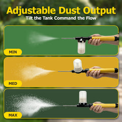 CSONFIT duster primer plano de la bomba que evita fatiga
