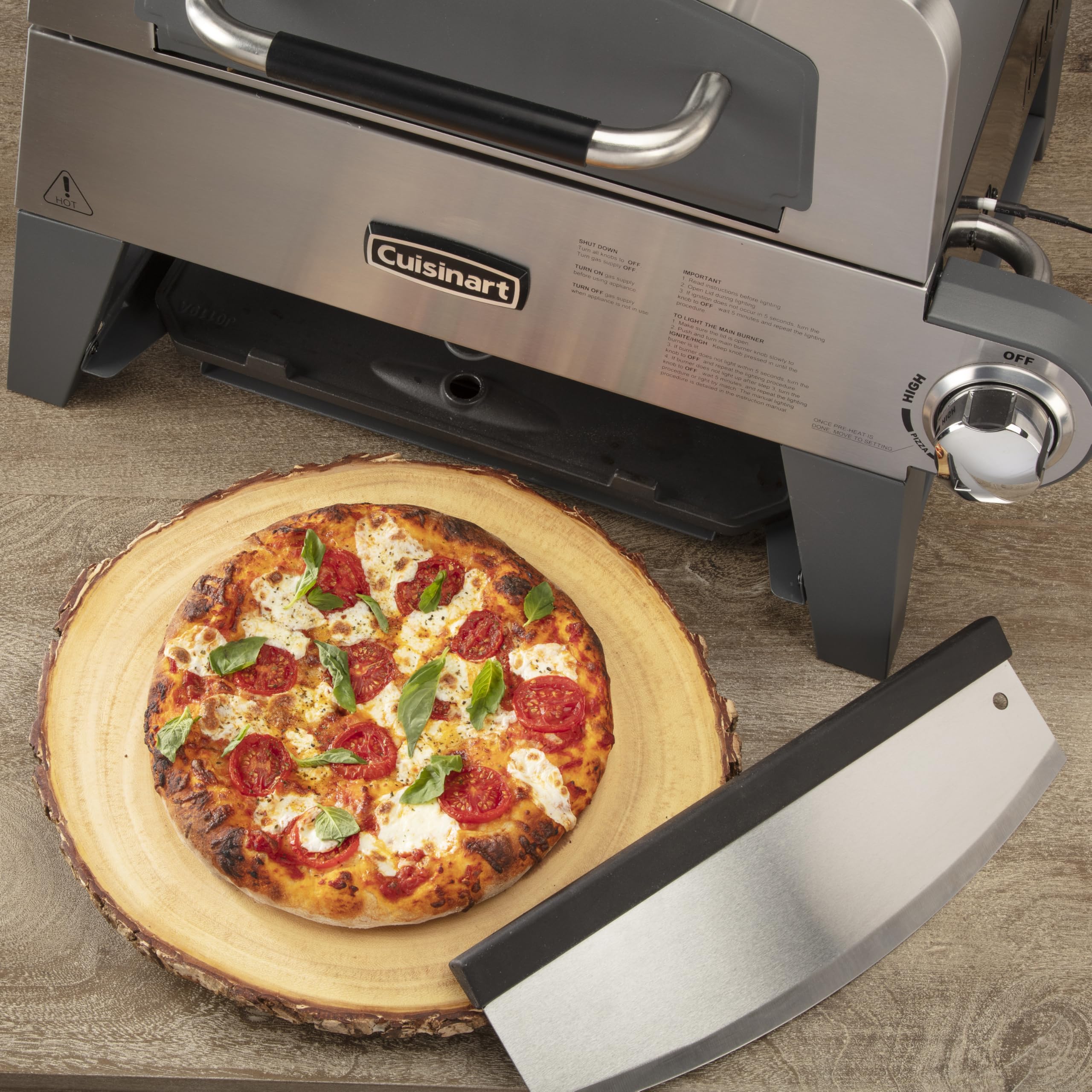 Cuisinart mango ergonómico con recubrimiento de goma para agarre cómodo