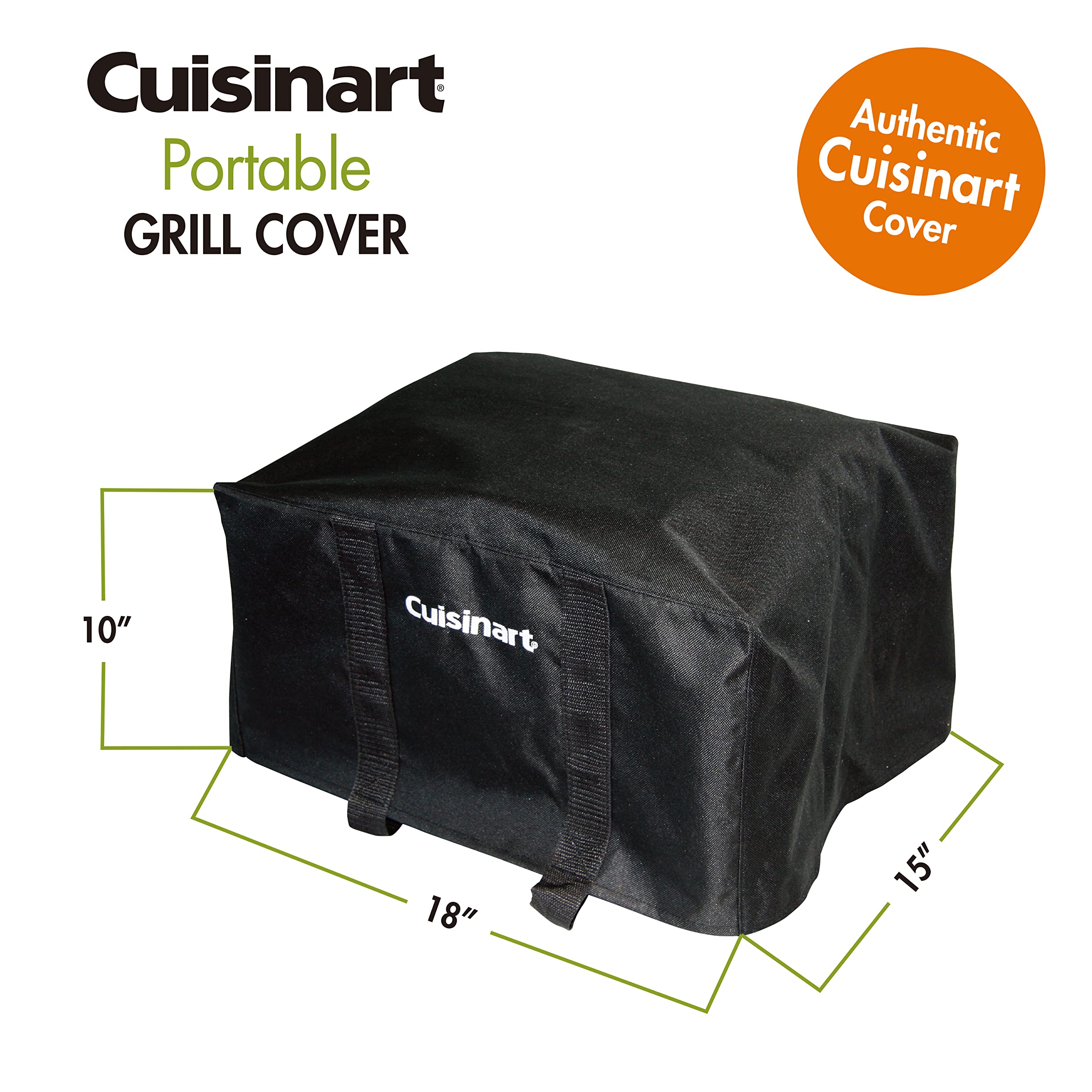 Cuisinart en uso mostrando asas para transporte cómodo y seguro