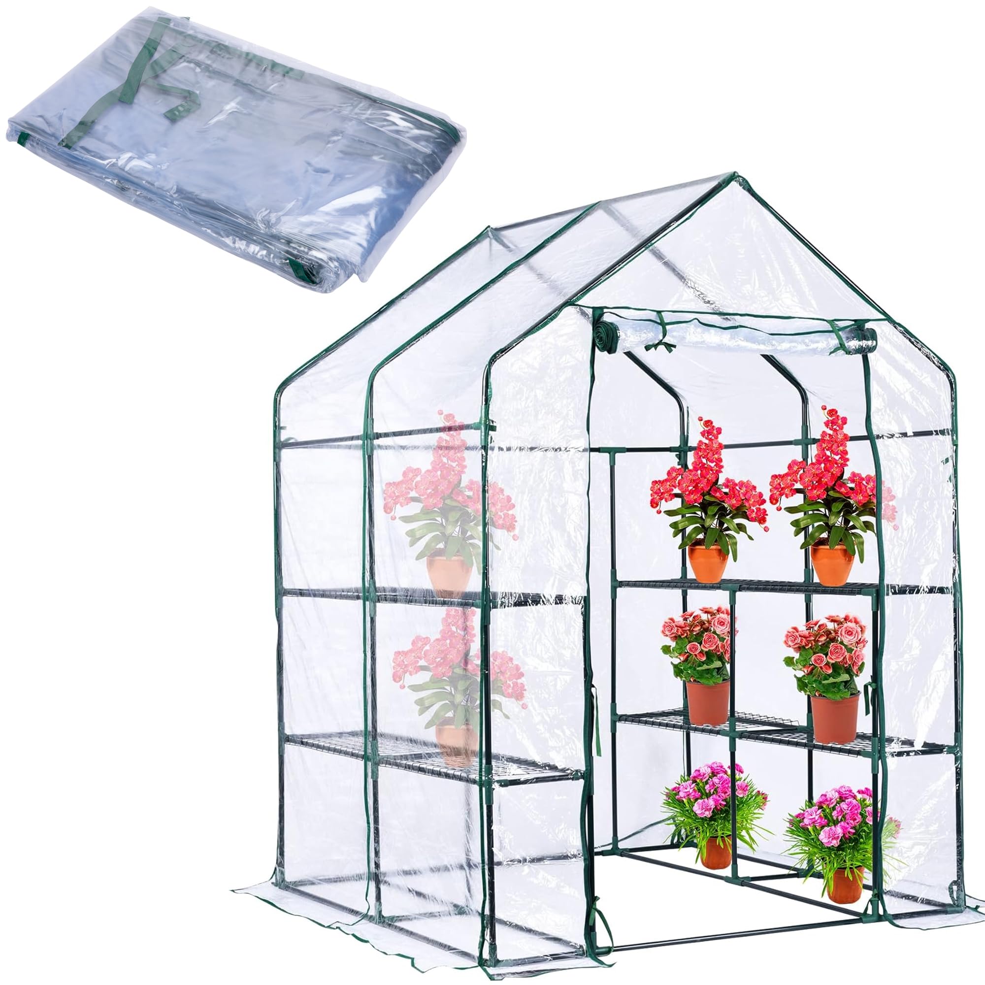 DECOHS funda frontal mostrando protección contra lluvia y viento