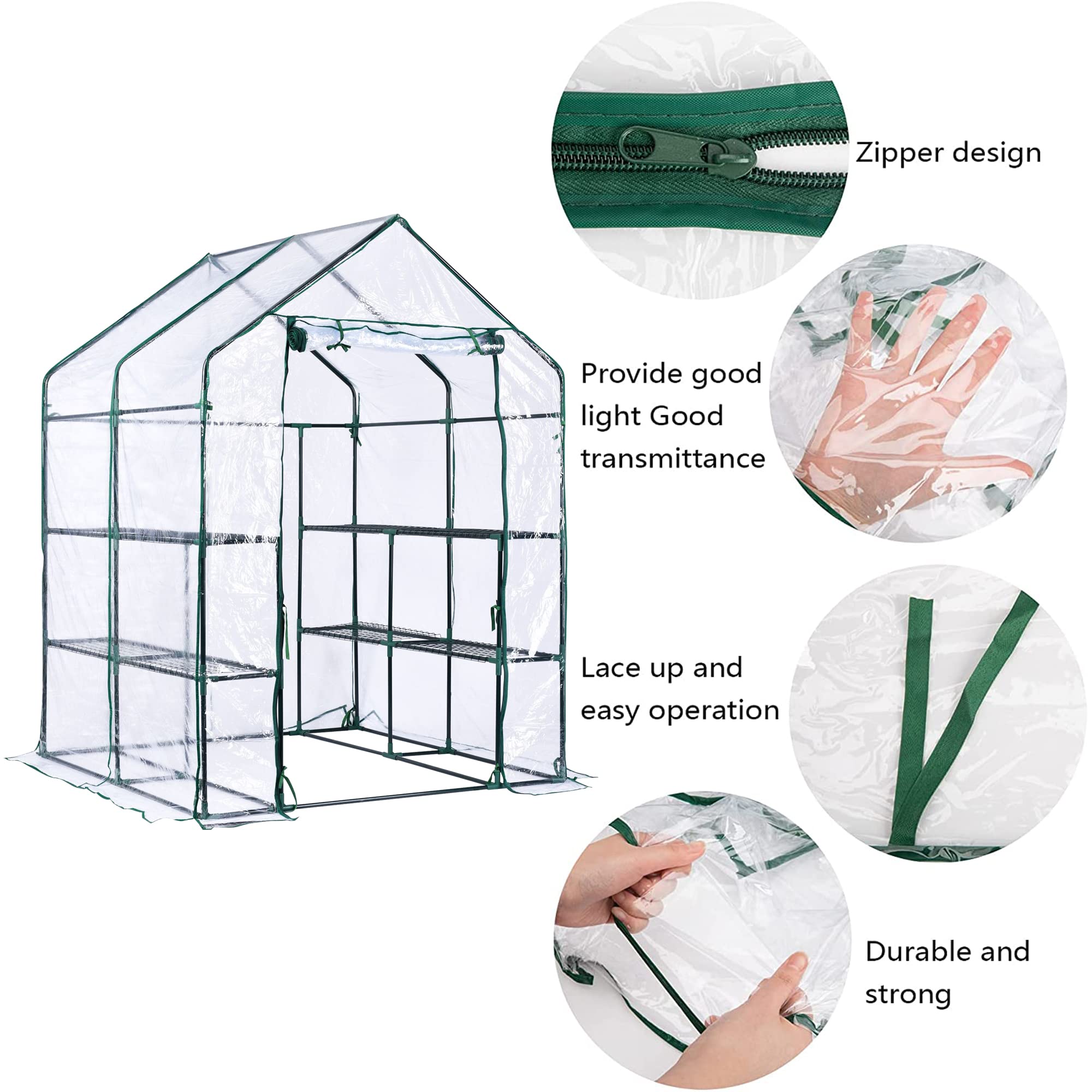 DECOHS puerta enrollable abierta facilitando ventilación y acceso