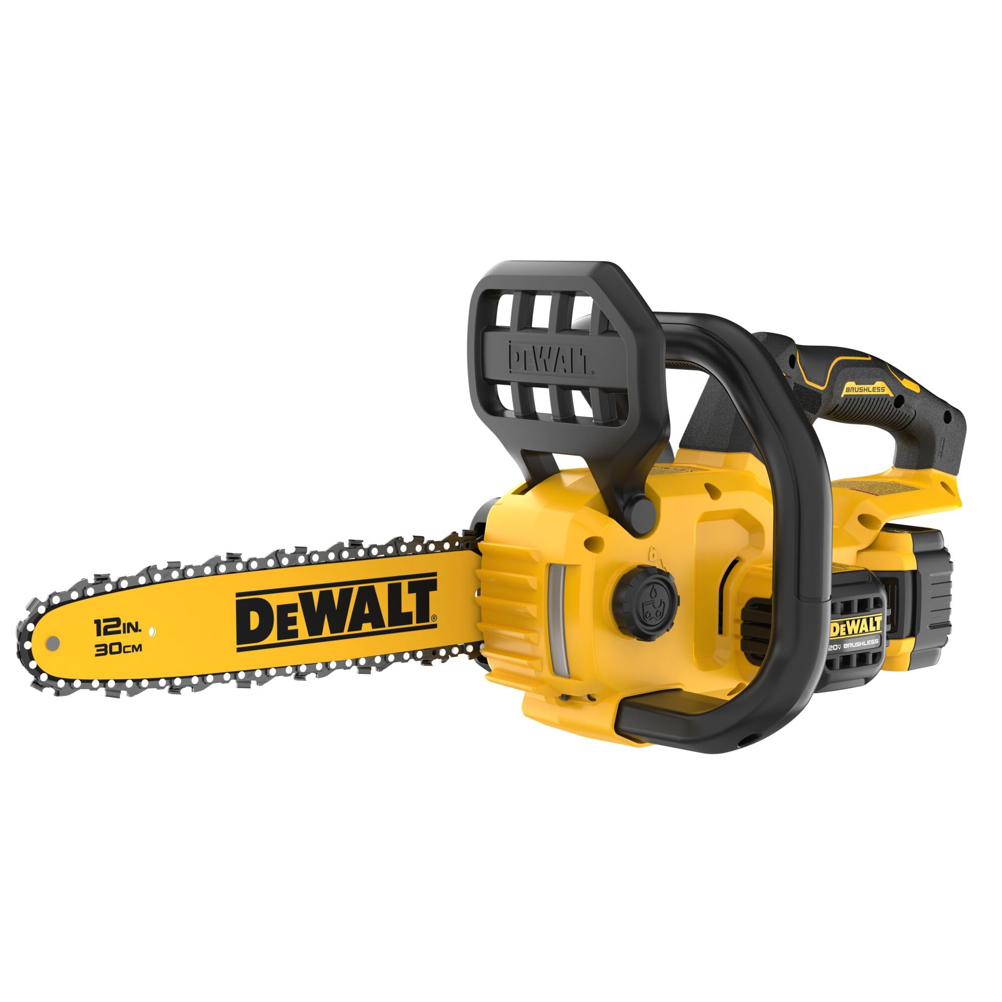 DEWALT DCCS621P1 vista frontal mostrando control y ergonomía