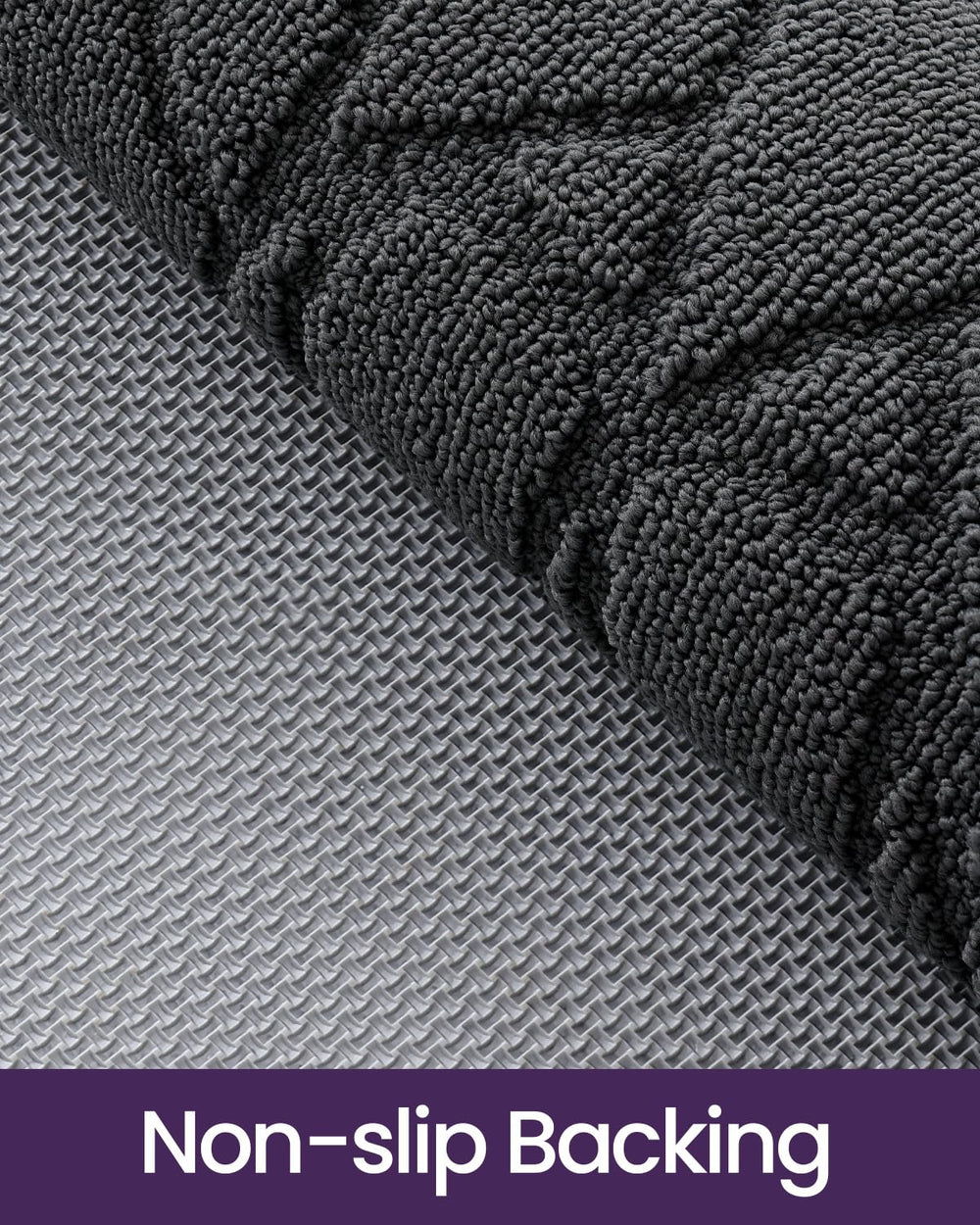 DEXI felpudo junto a zapatos para mostrar tamaño práctico y protección