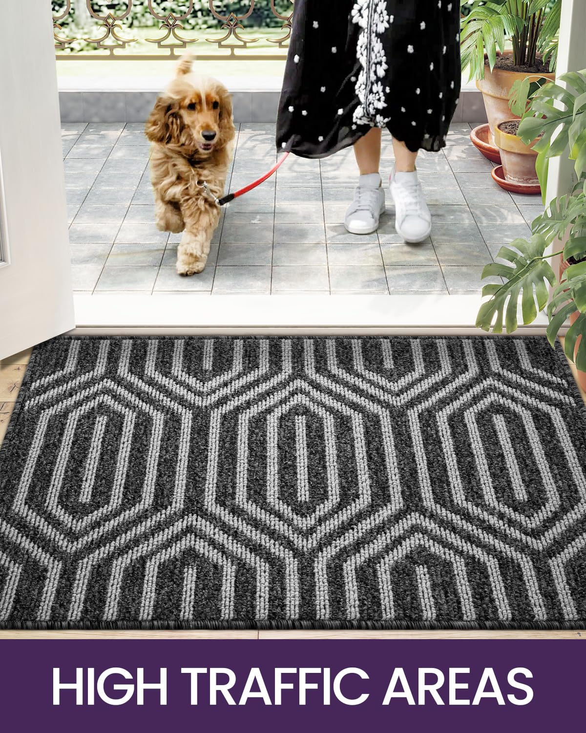 DEXI varios colores del felpudo integrados en ambiente hogar