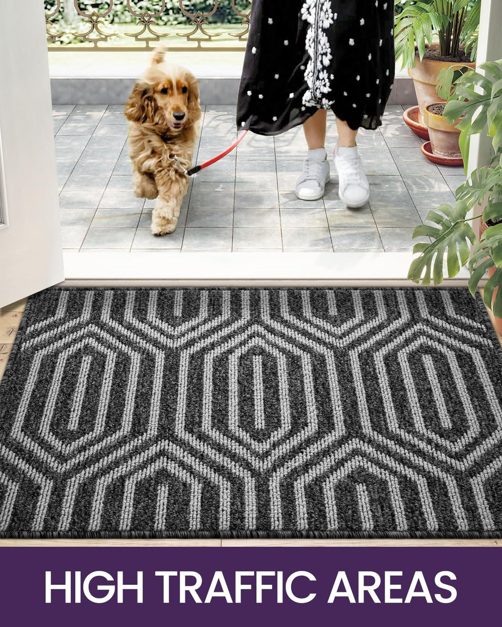 DEXI varios colores del felpudo integrados en ambiente hogar