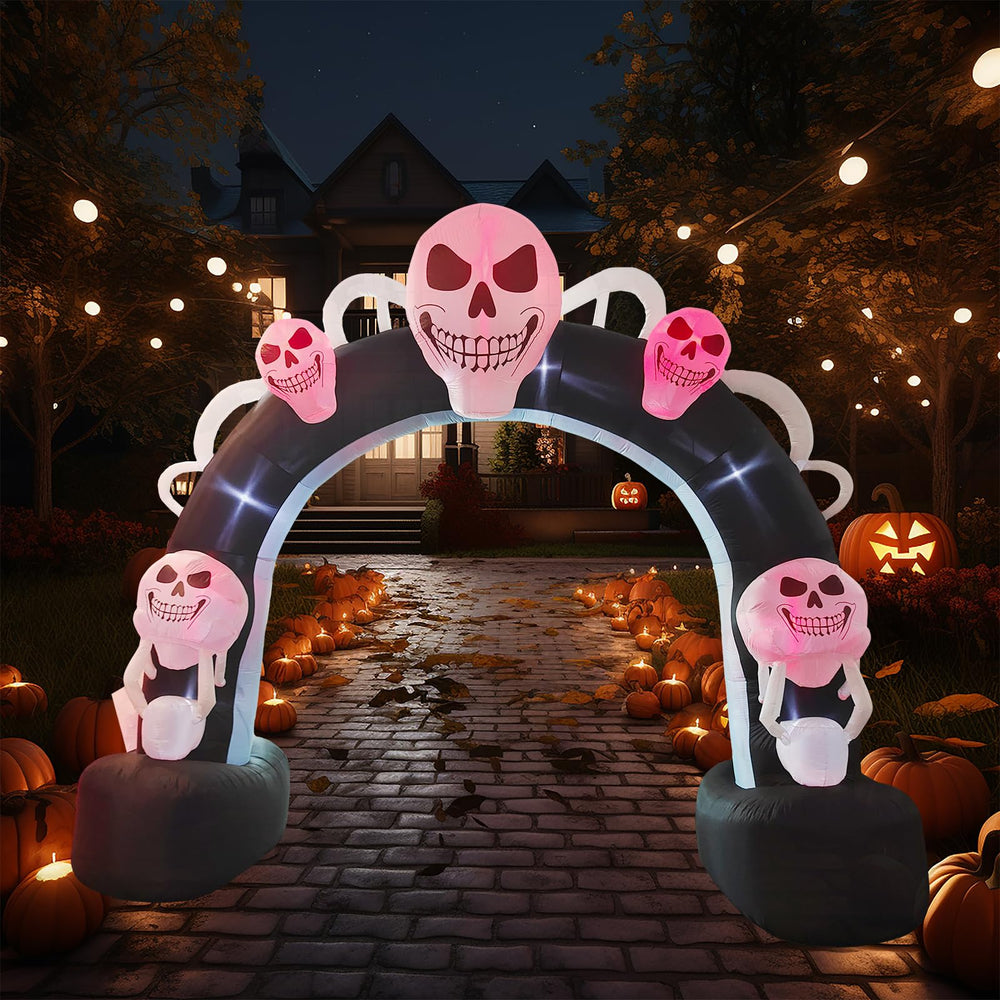 DILENK arco calavera frontal mostrando su diseño impactante y atractivo