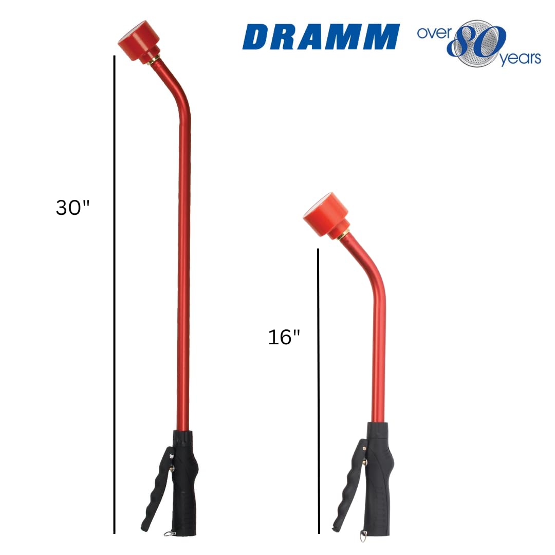 Dramm detalle de material resistente y color verde para durabilidad
