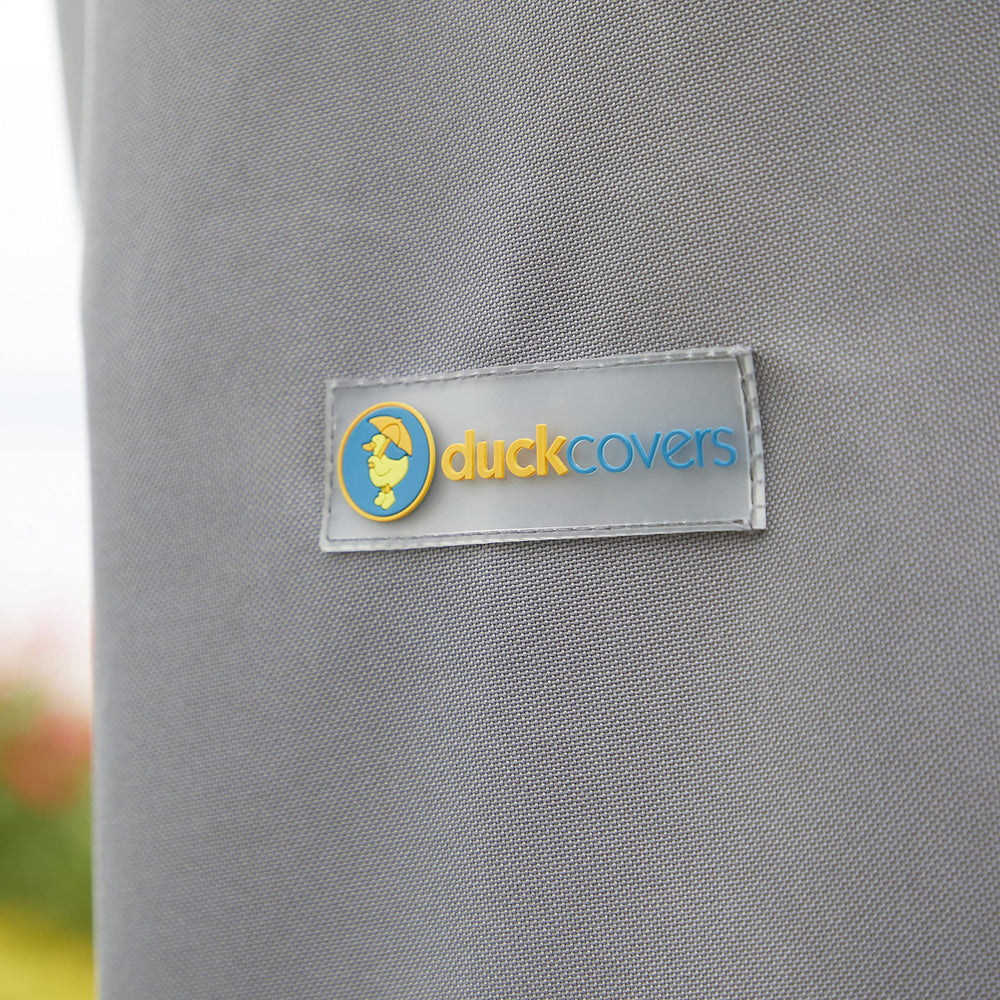 Duck Covers escala comparativa muestra ajuste a mesa de 140 pulgadas