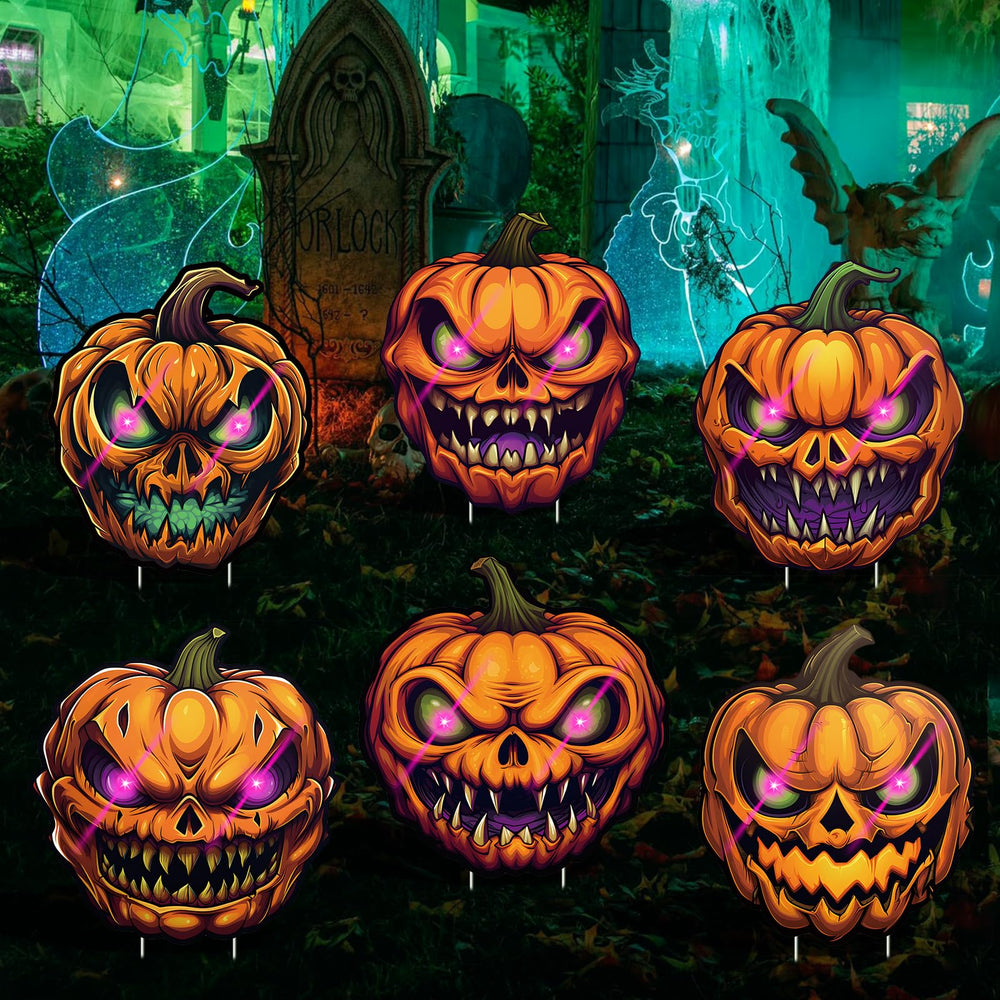 dunfack calabaza frontal pack mostrando seis siluetas y efecto visual