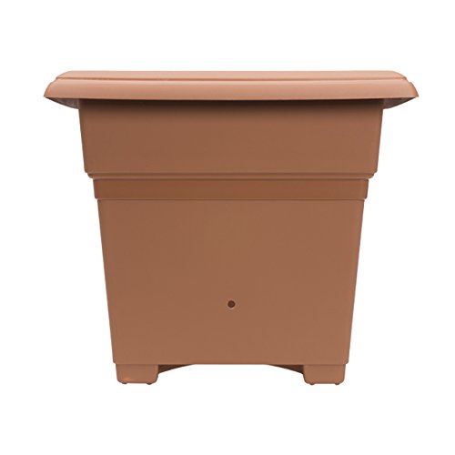 Etiqueta EarthBox y los accesorios incluidos listos para iniciar el cultivo