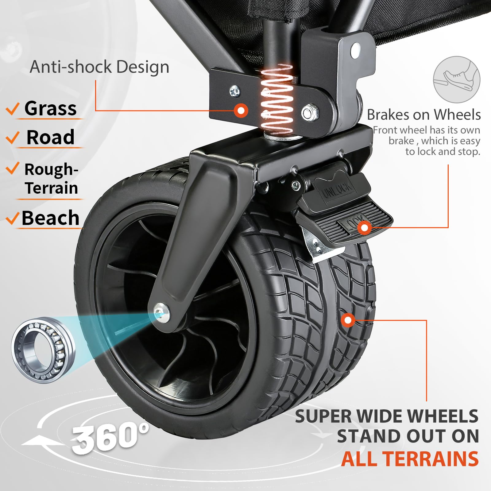 EchoSmile lados ajustables en altura para transportar objetos altos