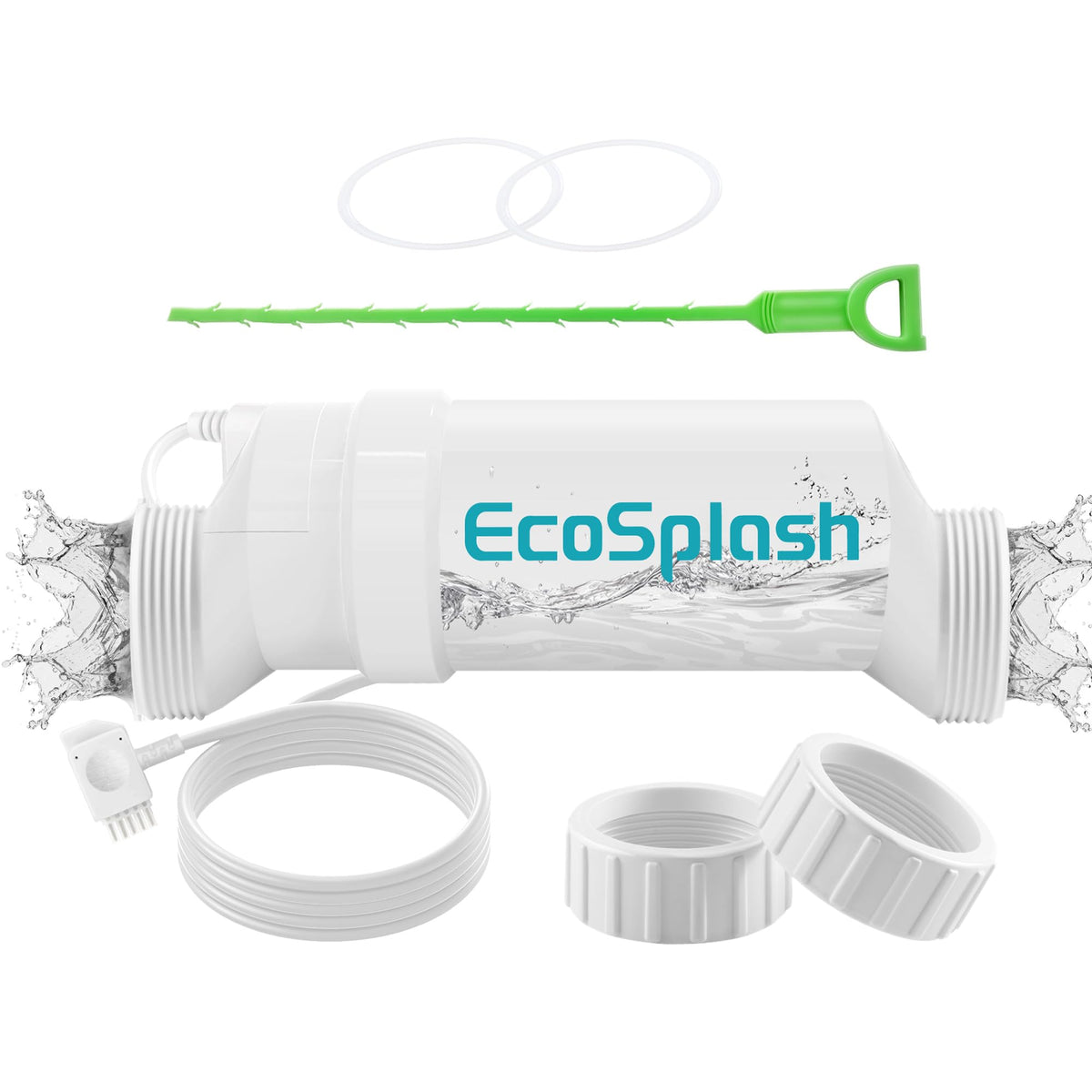 EcoSplash vista frontal del repuesto mostrando ajuste preciso y compatibilidad