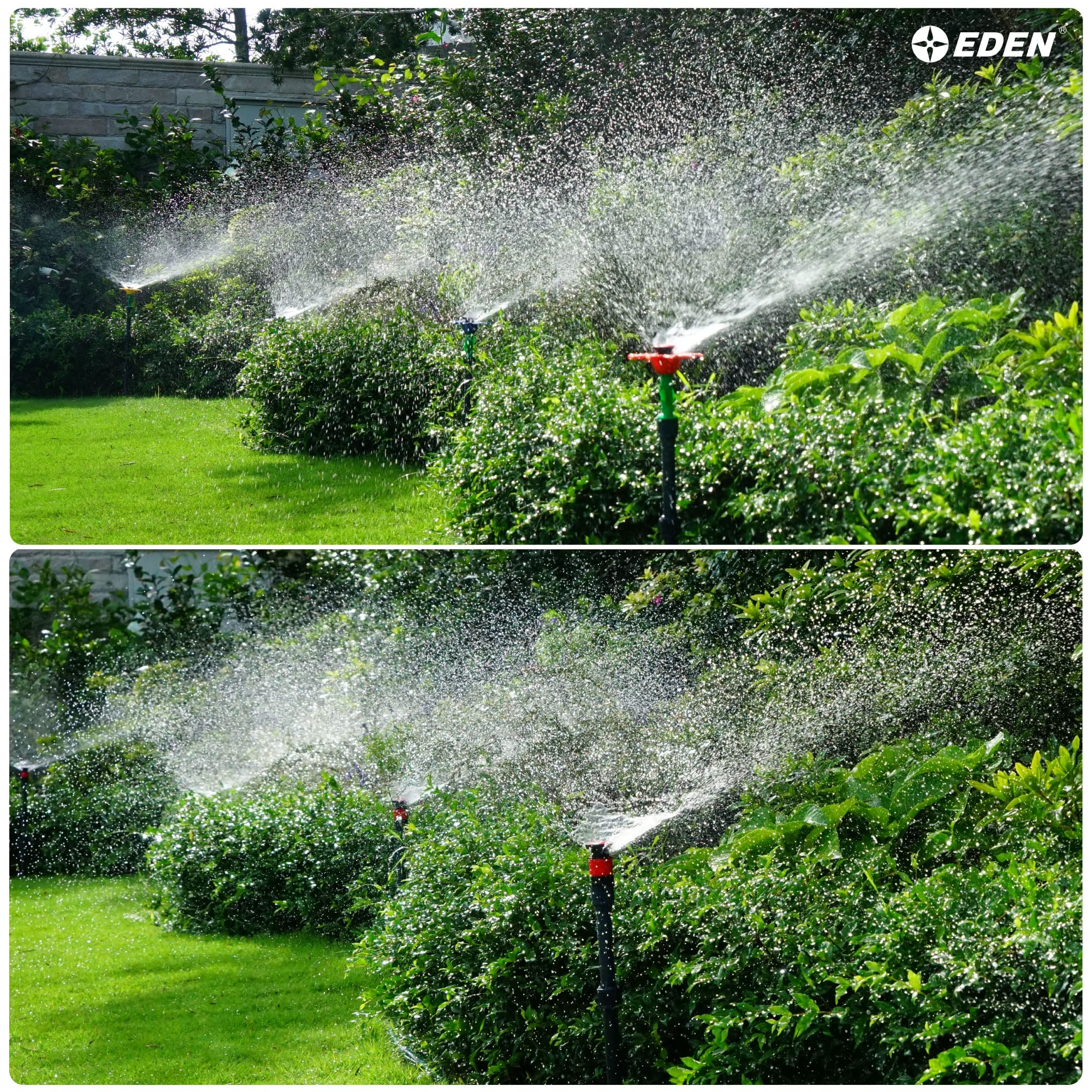 Eden etiqueta con modelos compatibles y guía visual