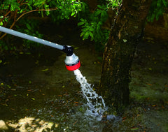 Eden set Quick Connect junto a la varita para cambios rápidos sin cerrar agua