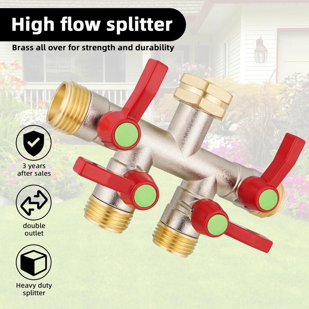 EJW conexión rosca 3/4" GHT garantizando compatibilidad con mangueras estándar