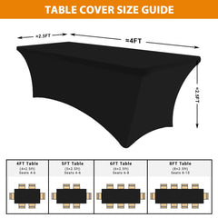 Eurmax comparación con mesa plegable 4ft, muestra compatibilidad clara