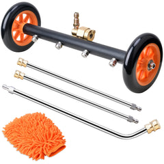 EVEAGE accesorio frontal 16" mostrando cobertura amplia y eficiencia