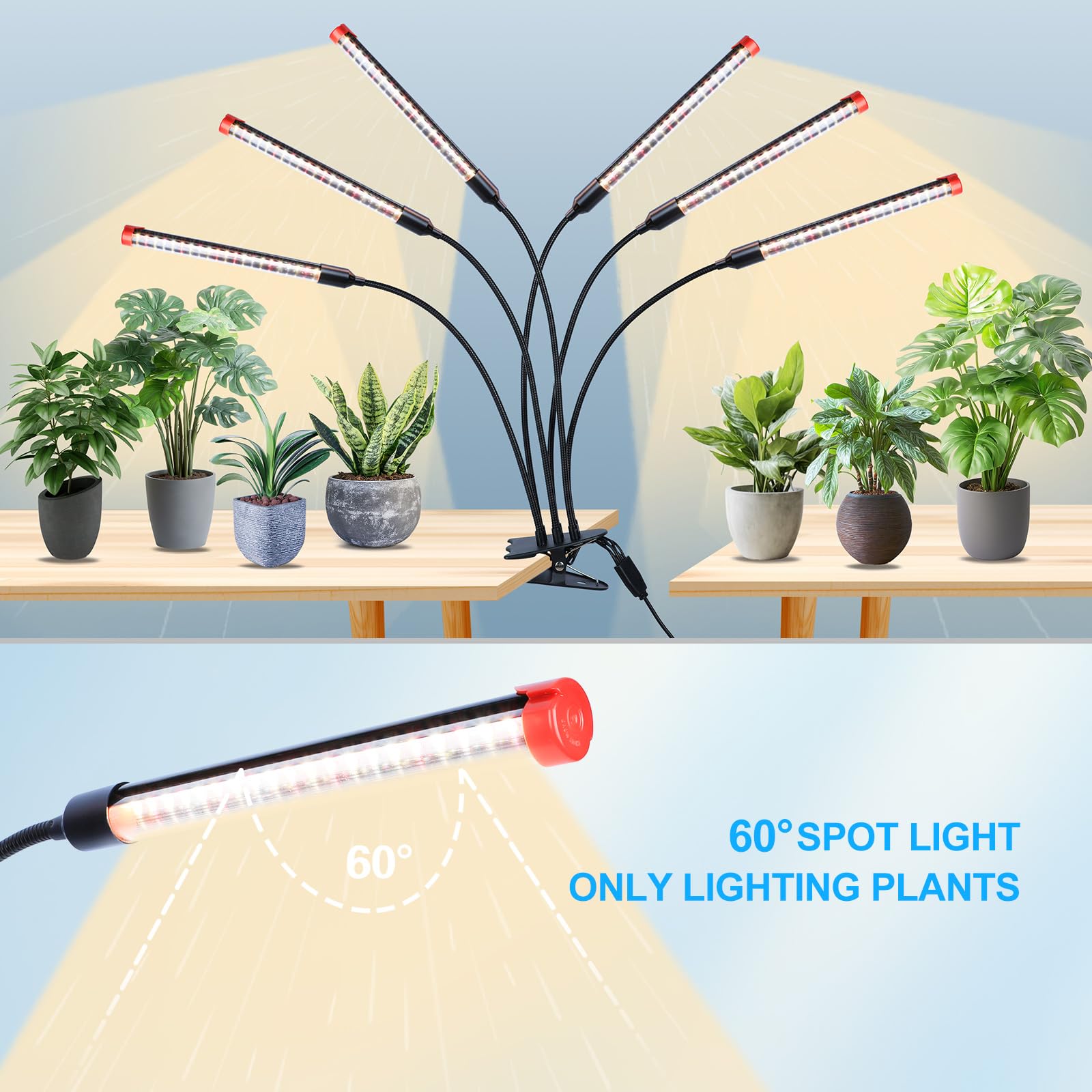FECiDA estantería con semilleros iluminados promoviendo germinación pareja