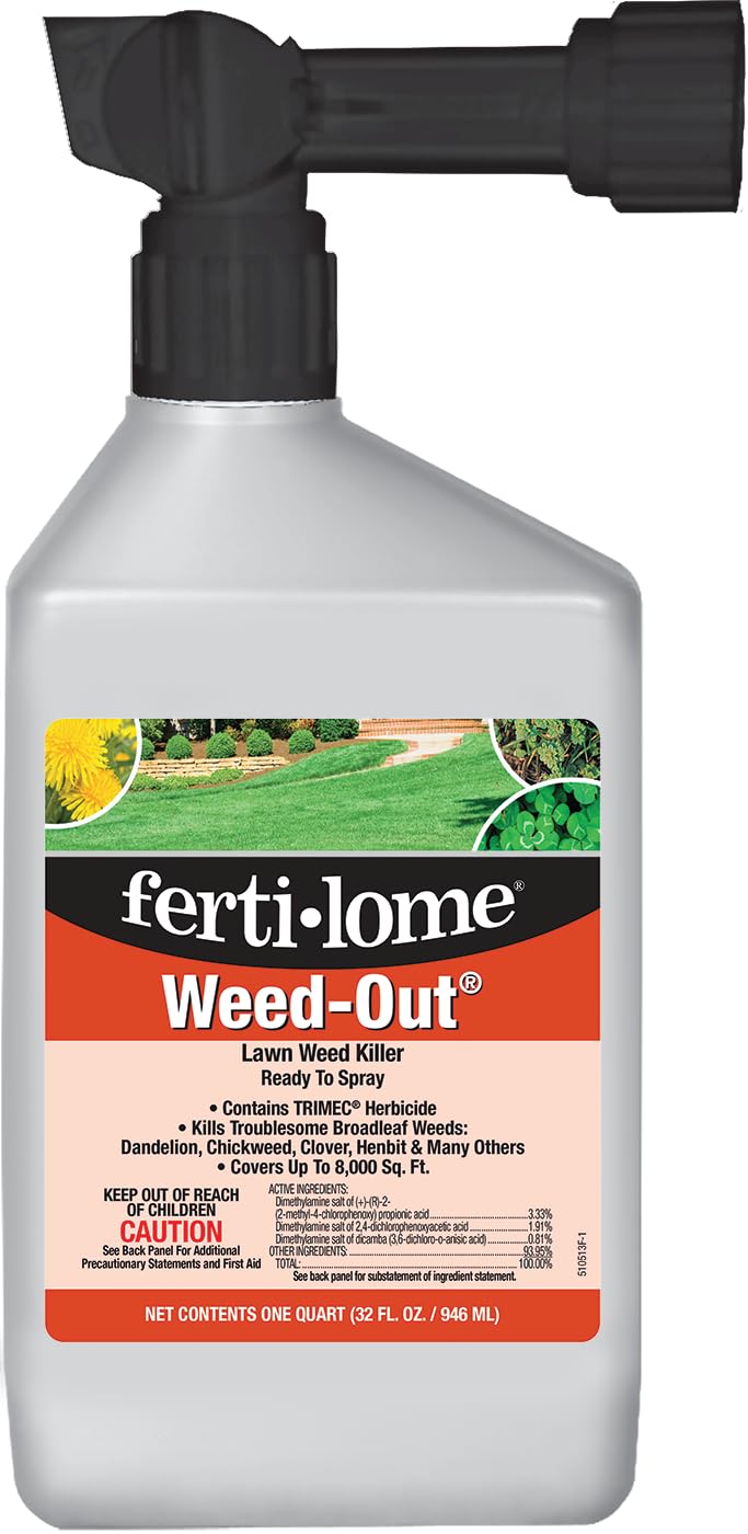 ferti-lome envase 32 oz frontal mostrando etiqueta y uso fácil