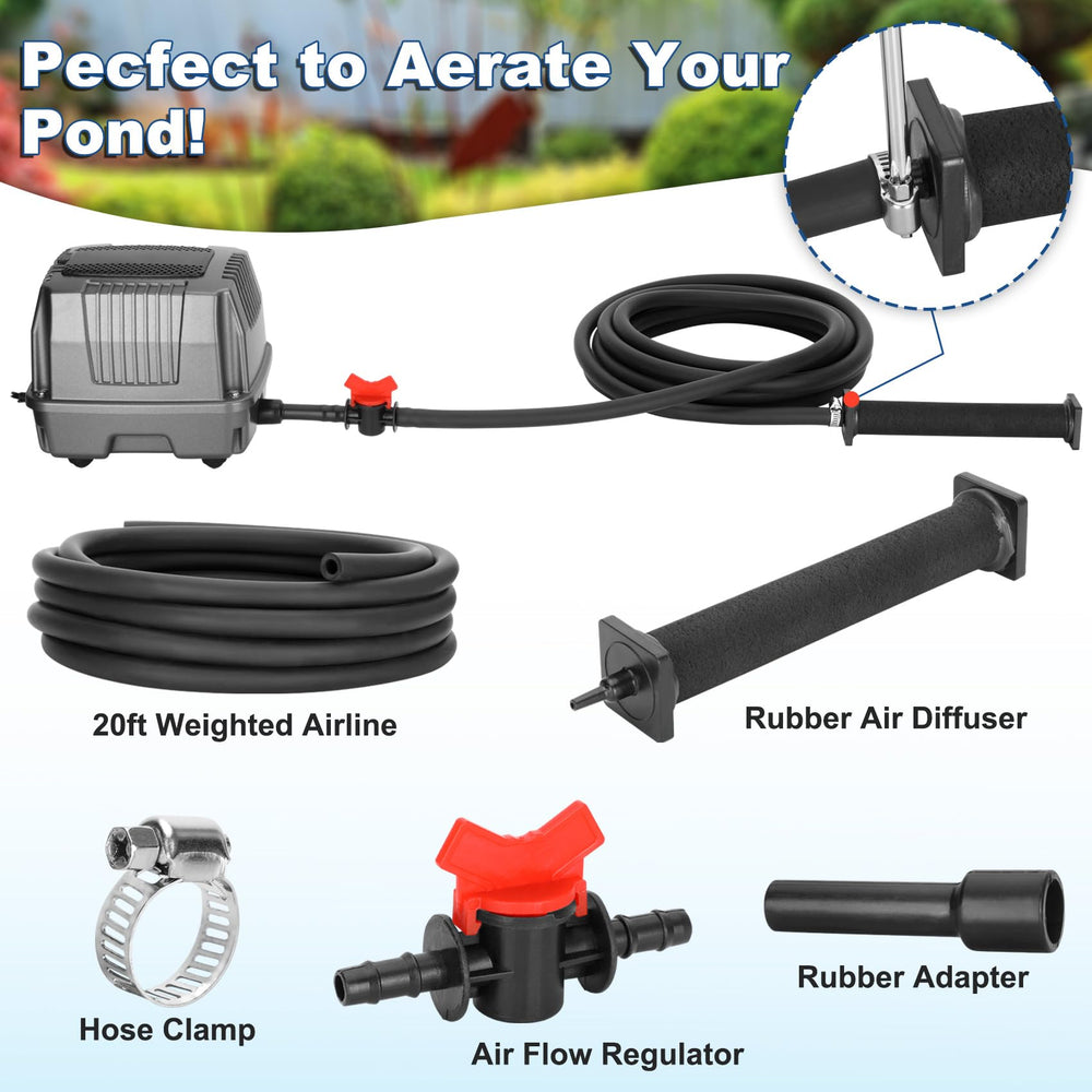 FERUERW aerador operando en invierno evitando congelamiento superficial