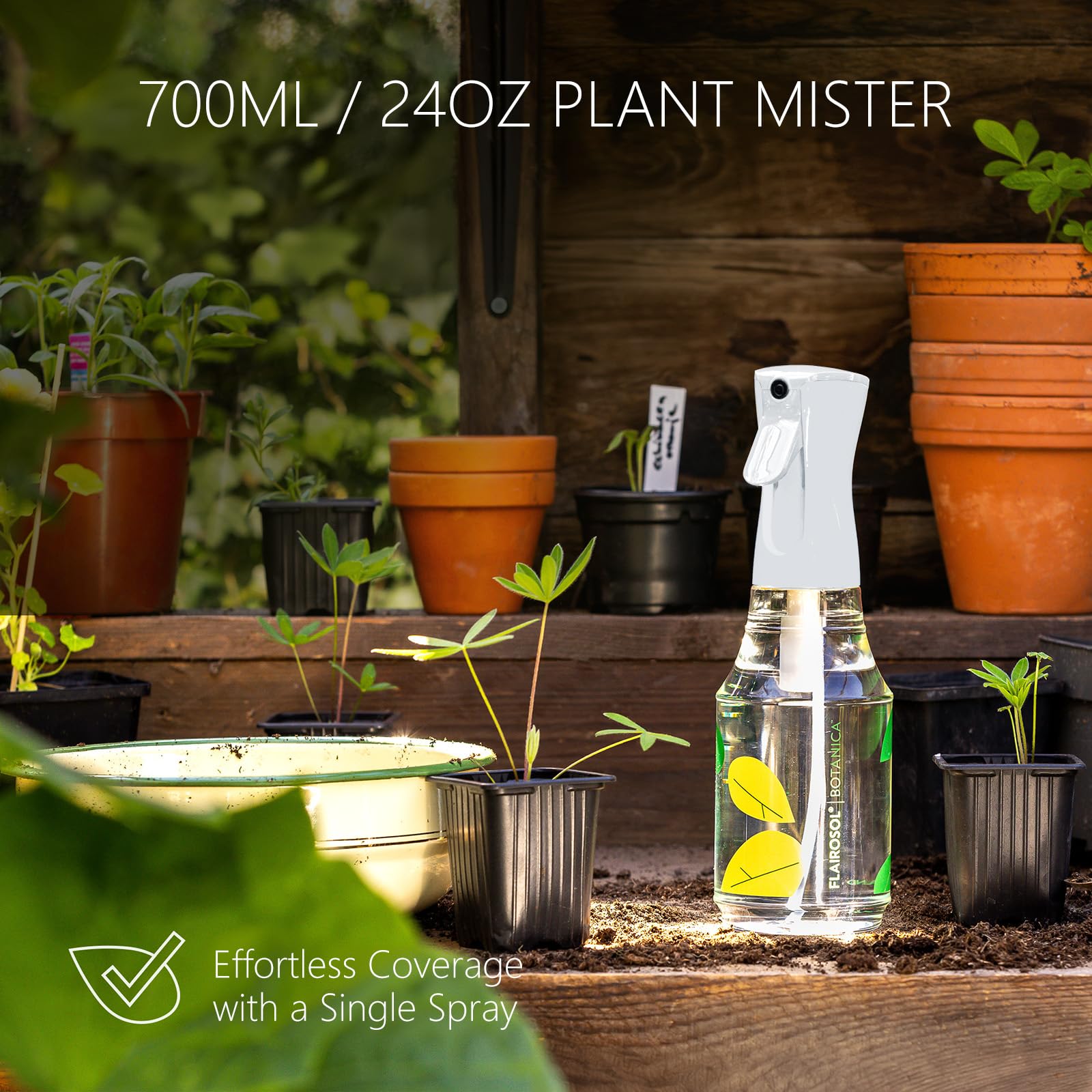 FLAIROSOL BOTANICA en ambiente decorativo realzando espacios verdes