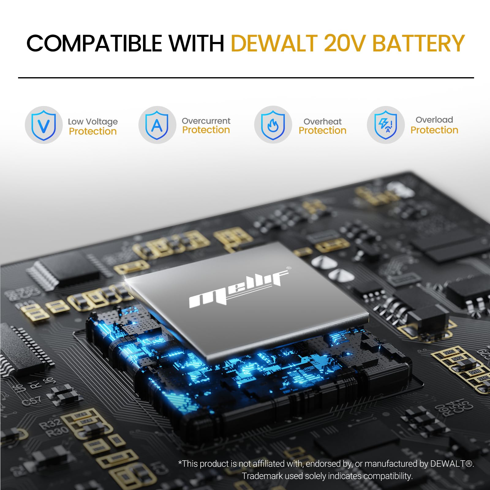FORDWALT primer plano de las cuchillas afi­ladas para cavar eficazmente