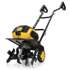 FORDWALT vista frontal del cultivador mostrando diseño compacto y potencia