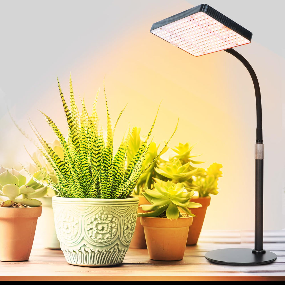 FRGROW vista frontal de la lámpara de cultivo, diseño compacto y elegante
