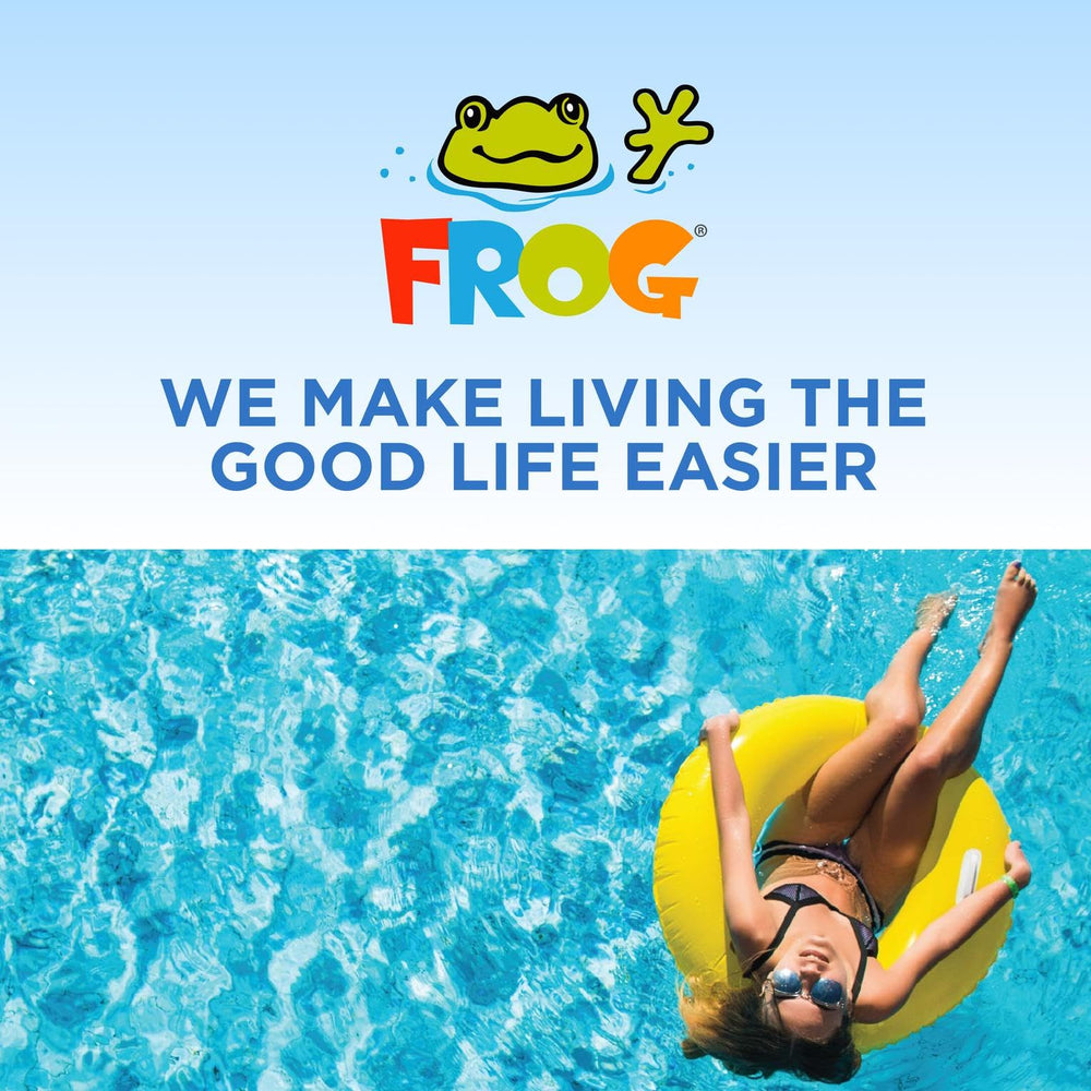 FROG entorno de piscina con personas relajadas mostrando confort