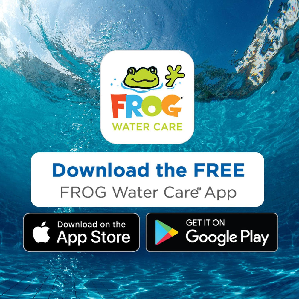 FROG en piscina real mostrando agua más clara y apariencia suave