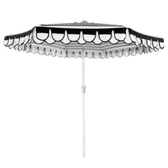 Funsite vista frontal del toldo elegante, protección solar efectiva