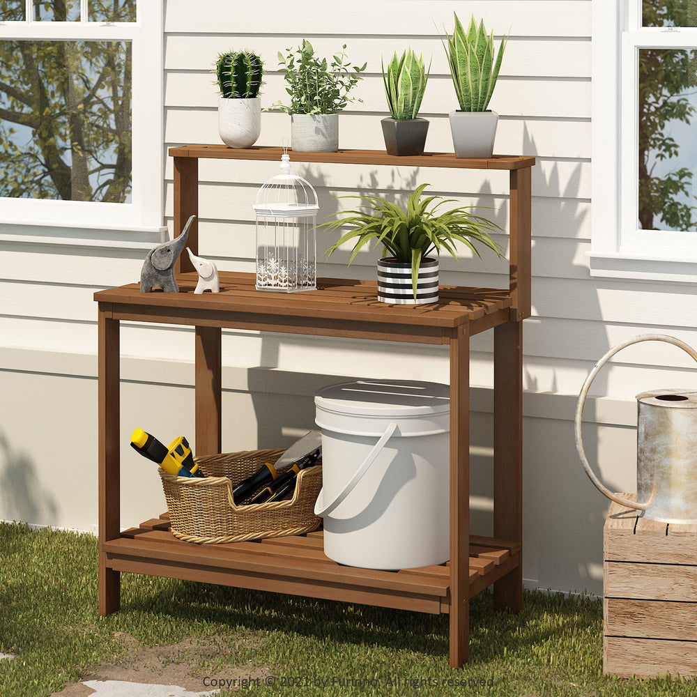 Furinno Tioman primer plano de la madera Meranti con acabado protector