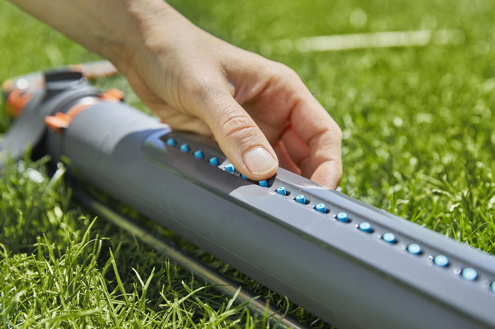Gardena AquaZoom S elementos metálicos que aumentan robustez y durabilidad