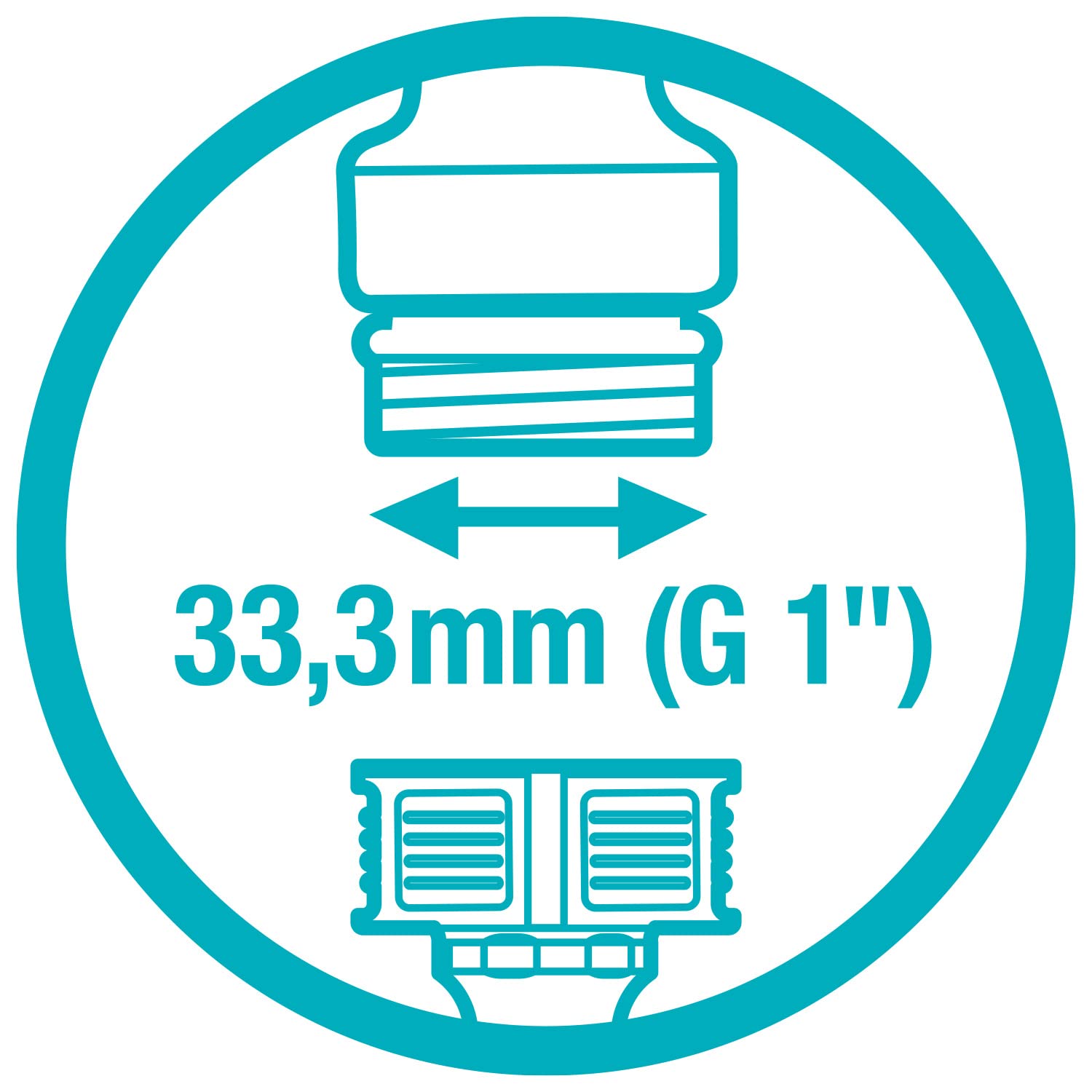 Gardena conector integrado en manguera y racor del Original Gardena System