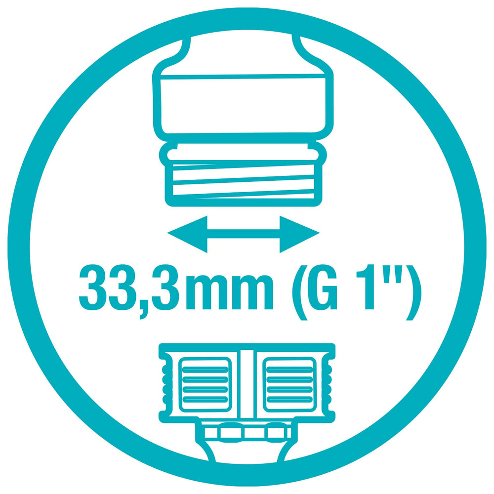 Gardena conector integrado en manguera y racor del Original Gardena System