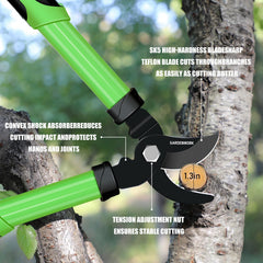 GARDENWORK mango ergonómico PP+TPR en mano para menos fatiga