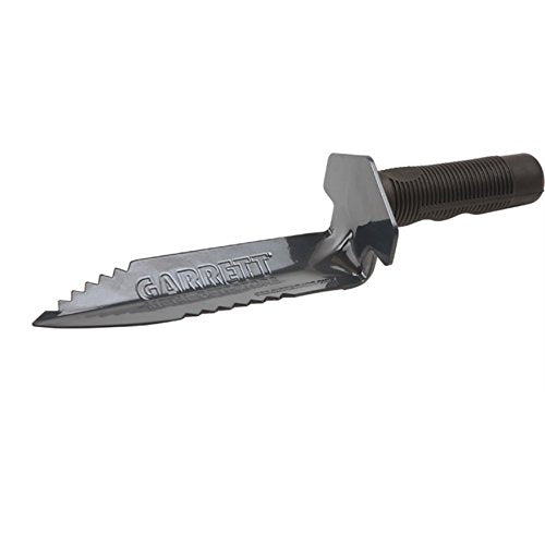 Garrett Metal Detectors detalle de la funda y cuchilla, protege la herramienta