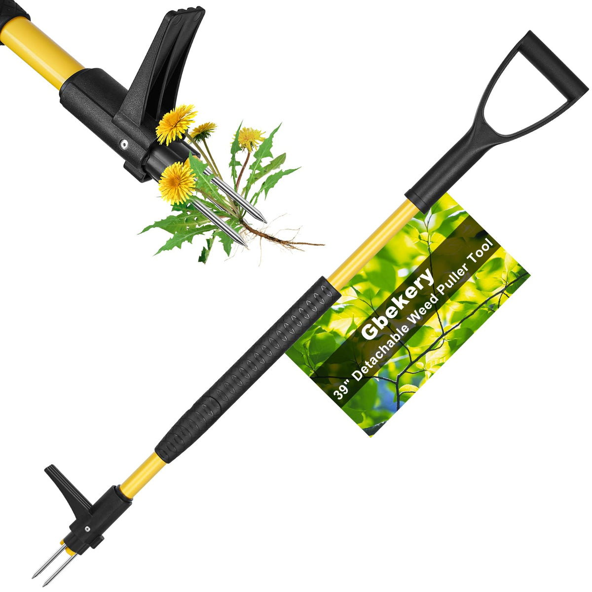 Gbekery extractor delantero mostrando el producto y empaque, fácil identificación
