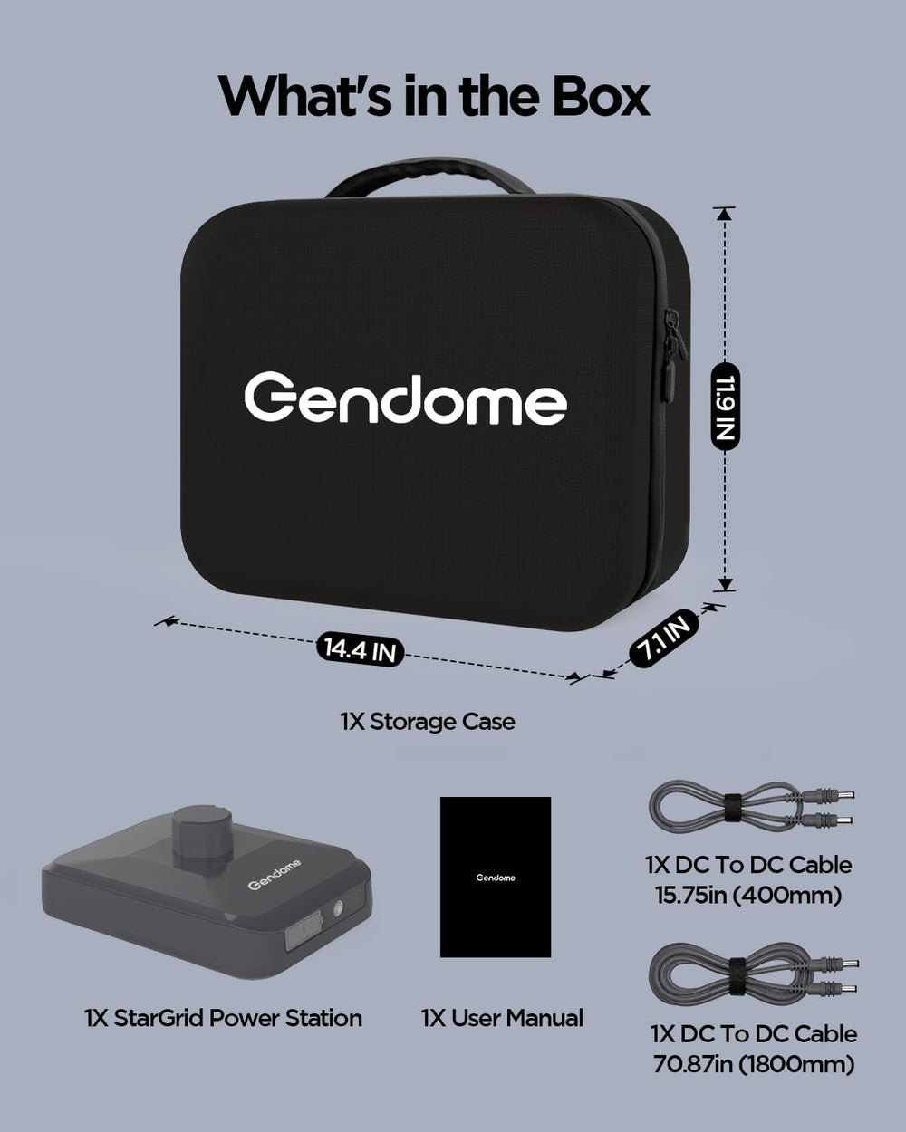 GENDOME textura exterior del estuche, material resistente y resistente a salpicaduras