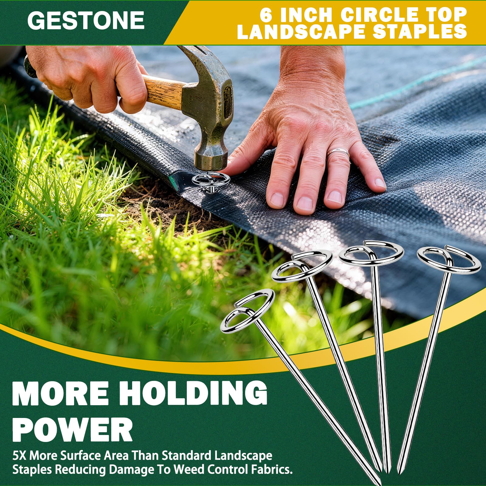 GESTONE vista lateral de la forma en G para mayor sujeción