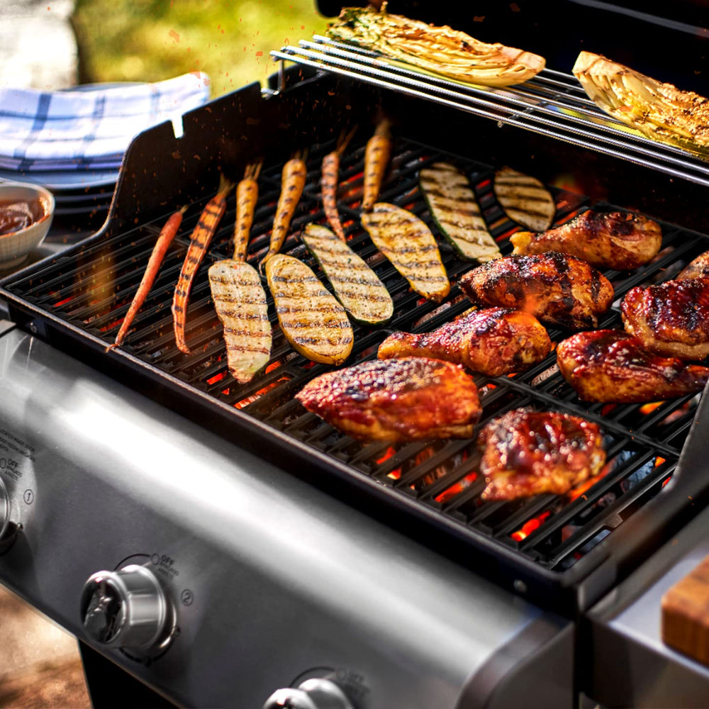 Marcas de asado en carne con rejilla GGC mejorando presentación
