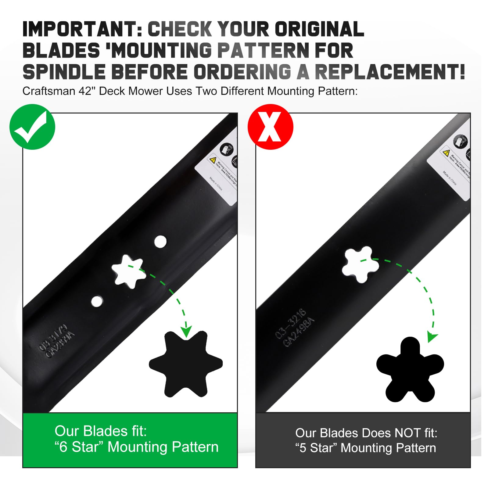 Grasscool comparación de tamaño con cinta métrica para deck de 42 pulgadas
