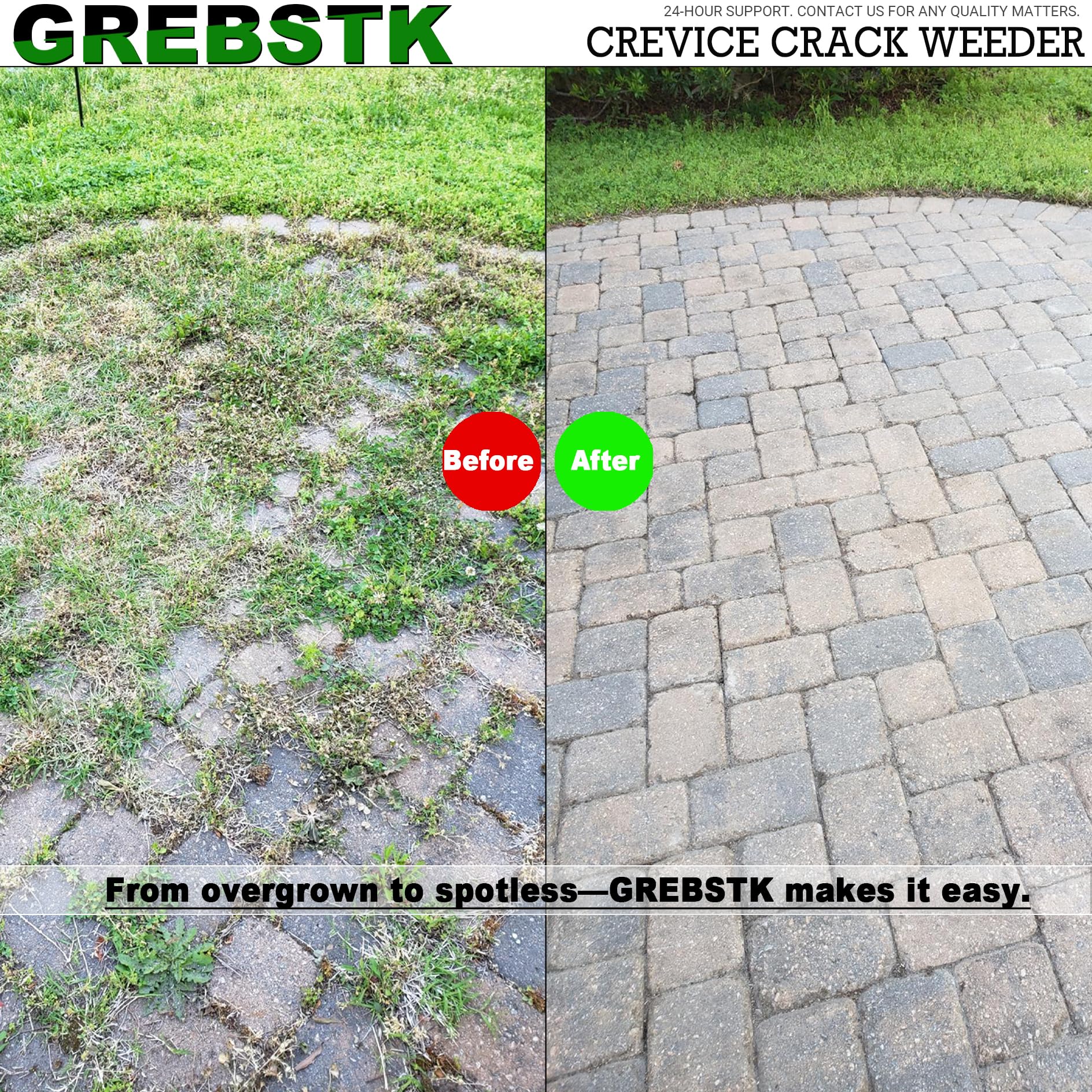 GREBSTK uso como herramienta de borde creando líneas definidas en el jardín y senderos
